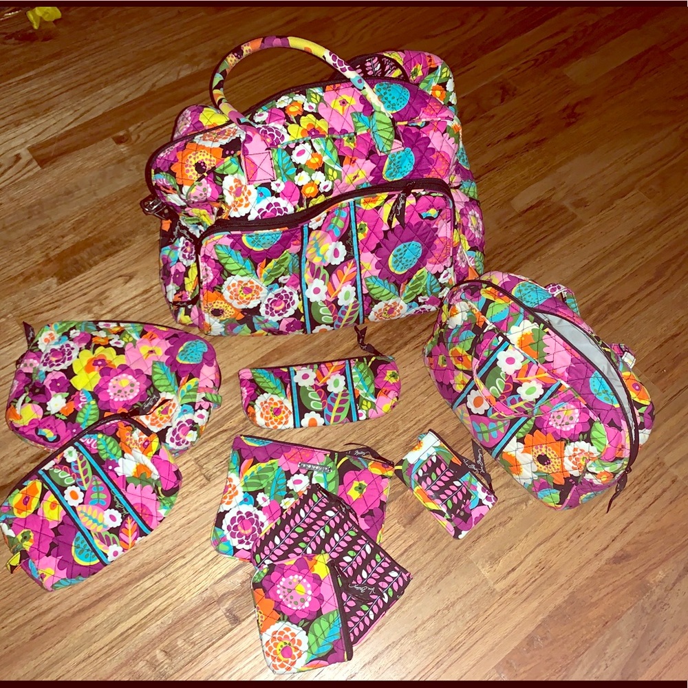 Vera Bradley Va Va Bloom set
